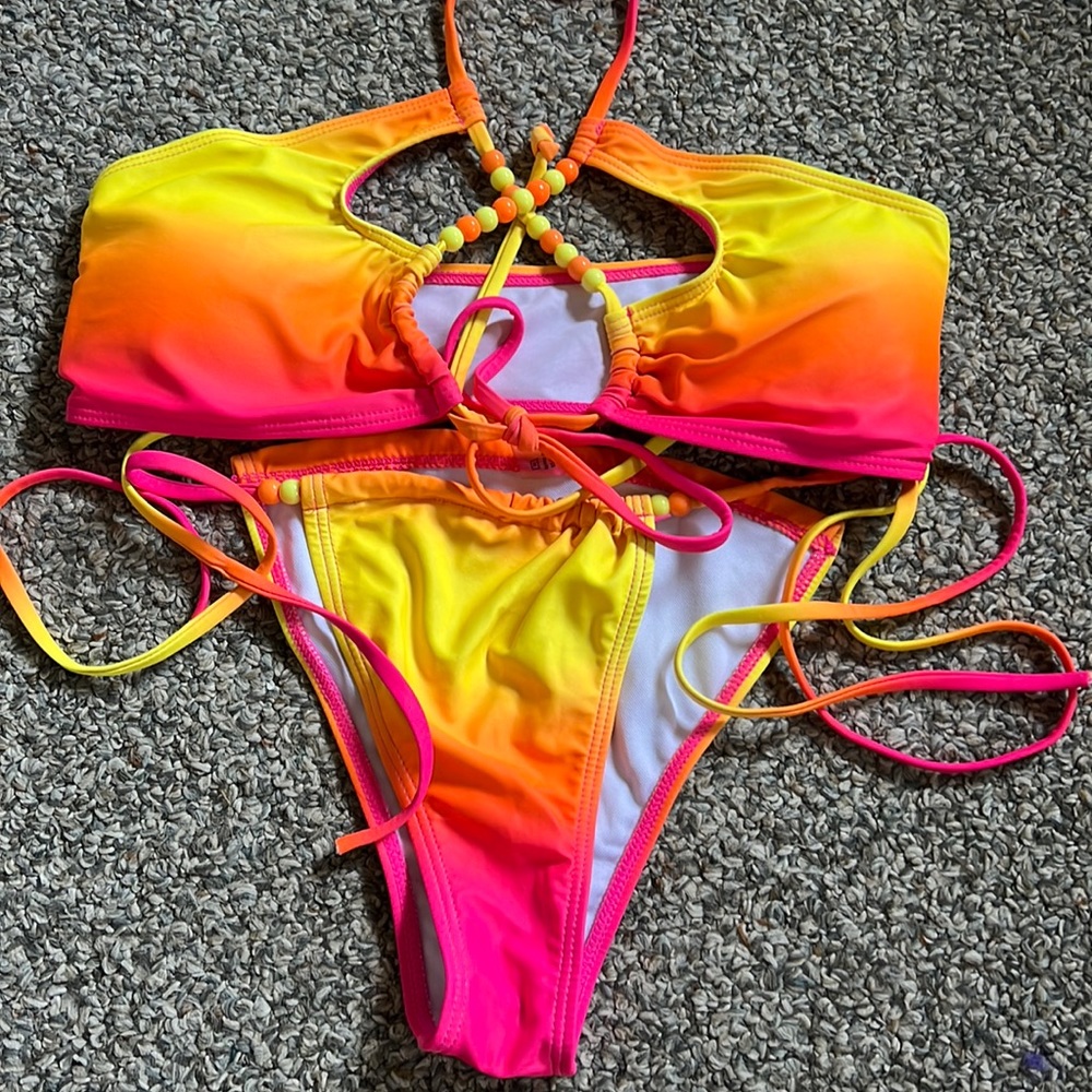 tie dye bikini set - small